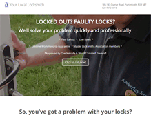 Tablet Screenshot of locksmithportsmouth.com